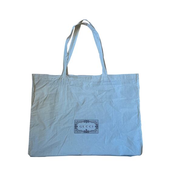 Gucci Large Cream White Canvas Tote Bag - Picture 1 of 5